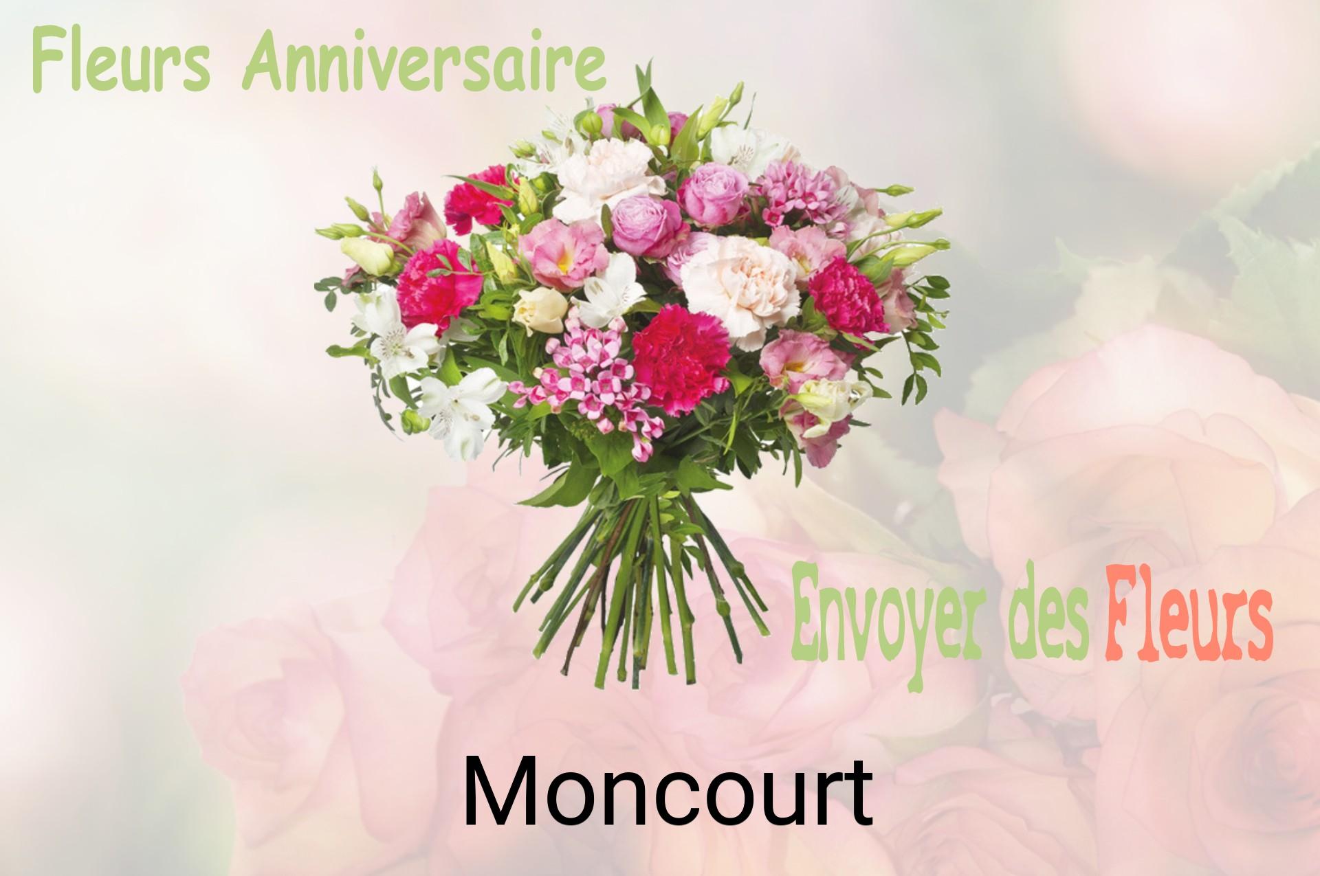 Bouquet de fleurs d’anniversaire livré à Moncourt